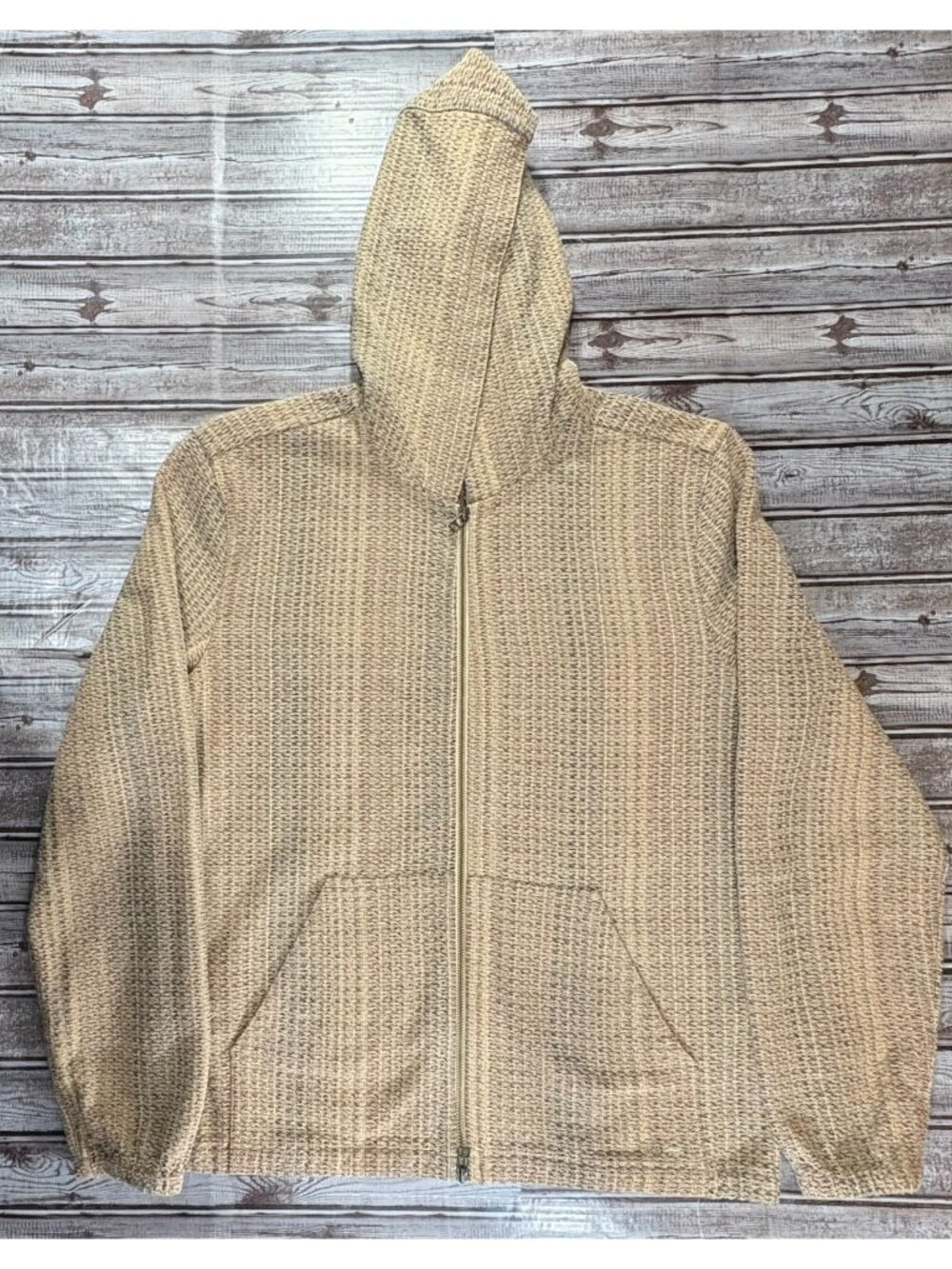 Taylor Stitch Riptide Hood Full Zip Jacket Size 40 color Baja stripe